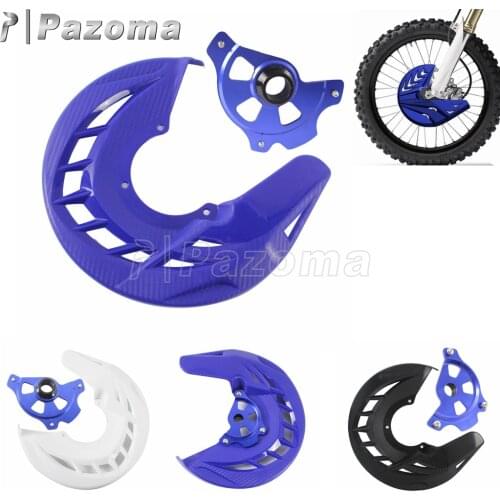 Motocross Front Disc Rotor Brake Guard Cover For Yamaha YZ125 250 YZ250X YZ250F YZ450F WR250F WR450F WR426F 2002-2018 Dirt Bike