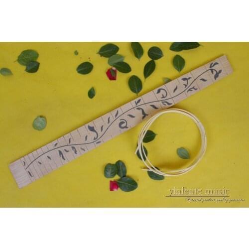 1PCS electric Guitar Fretboard 24 fret 24.75inch Luthier Canada Maple Vine Inlay