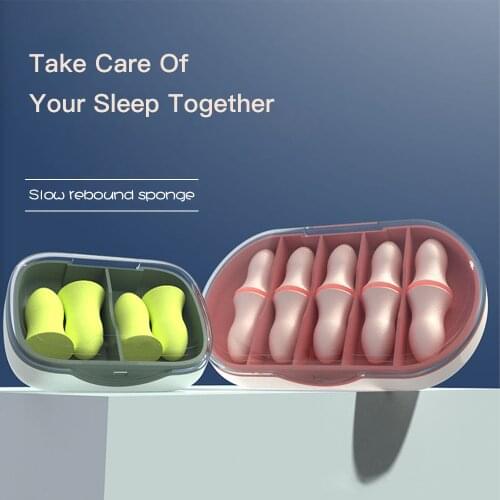 5 Pairs Antisnoring Earplugs Noise Reduction Canceling From Snoring Sleeping Ear Plugs Traveling Anti Snoring Ear Cover Sleeping