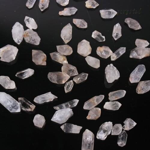 50pcs Natural Rough Herkimer Diamond Rock Decorative Jewelry