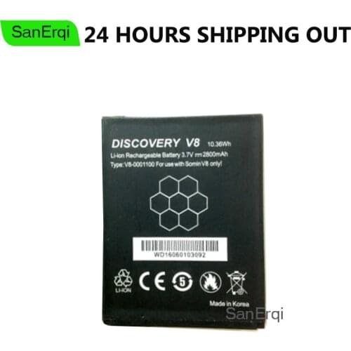 For Guophone Discovery V8 Battery 2800mAh Mobile Phone Batteries Bateria