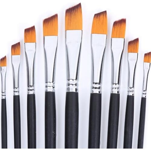 Add a long brush 9 copper tube Grind arenaceous black bar Oblique peak oil brush