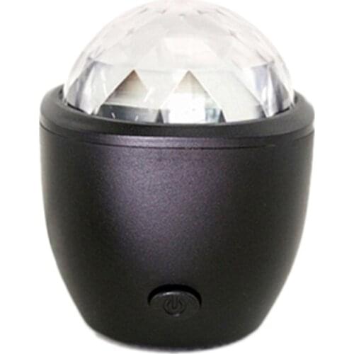 Hot USB Crystal ic Ball Flash DJ Lights Disco Ball Party Stage Projector Lights Mini Led Voice Activated for Home KTV Car