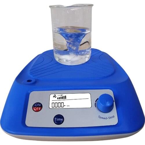Laboratory magnetic stirrer digital heating constant temperature electromagnetic small stepless speed regulation magnetic timing