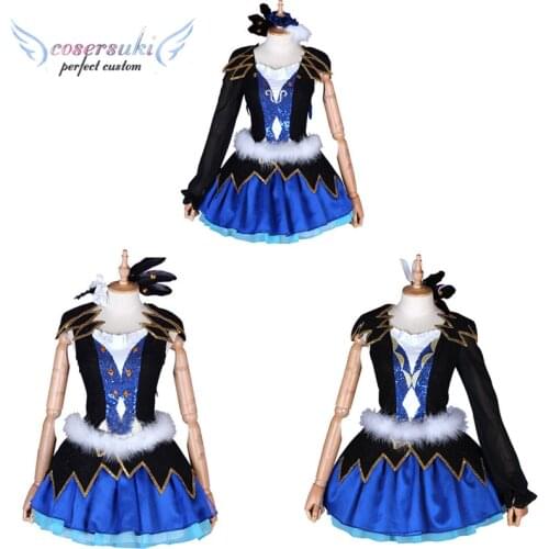 Lovelive WATER BULE NEW WORLD You Watanabe Tsushima Yoshiko Cosplay Costume Stage Performance Clothes , Perfect Custom for You