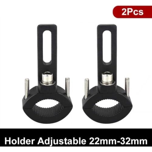 1 Pair 20mm-31mm Motorcycle Fog Light Mounting Brackets Adjustable Headlights Clamp Holder for Motorcycle