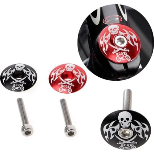 Mountain Bikes Stem Top Cap Cover Headset Screws Bicycle Cycling Accessories Set