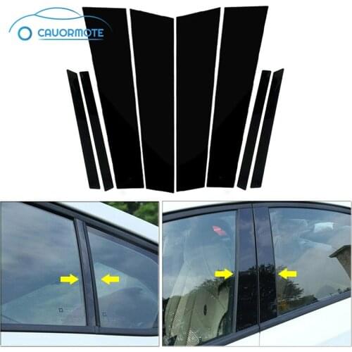 Window Stickers For Honda Civic 2012 2013 2014 2015 2016 2017 2018 Car Exterior Parts Door Trims Protection Decoration Stickers