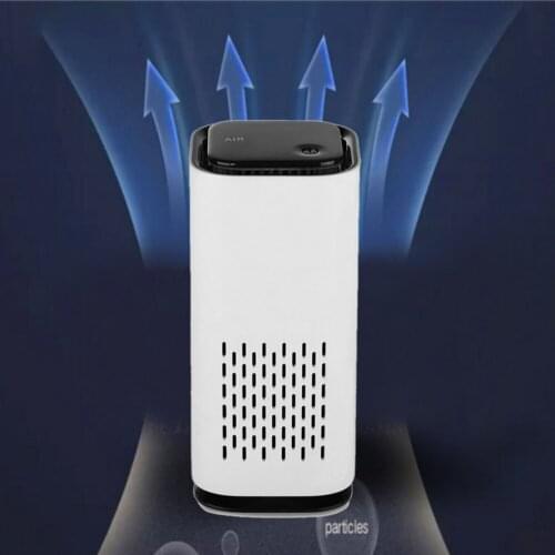 7 Lights Air Purifier Anion Air Purification Activated Carbon Air Freshener Ionizer Cleaner Dust Cigarette Smoke Remover USB Hot