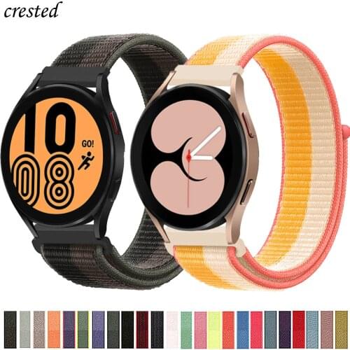 20mm/22mm band For Galaxy Watch 3 45mm/46mm/42mm/active 2 Samsung Gear S3 Frontier Nylon Bracelet Huawei watch GT 2 2e pro strap