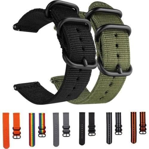 Amazfit GTS Nylon Canvas Strap 20mm Sport Watch Band Bracelet Watchband For Huami Amazfit GTS 2 2E GTS2 Mini Correa