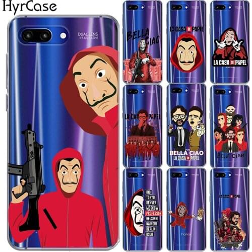 La Casa de papel Spain TV Silicone TPU Phone Case Cover For Huawei Honor 10 20 Lite 10i 9X 8X NOVA 4 3 3I Y3 Y7 Y5 2018 Y9 2019