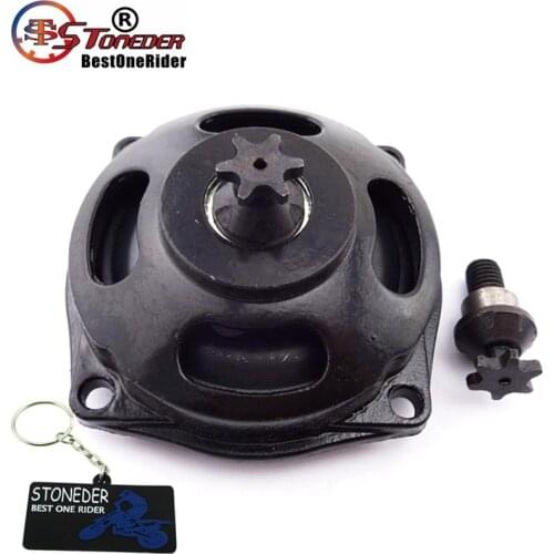 STONEDER Clutch Drum Gear Box Pinion T8F 6 Tooth For 2 Stroke 47cc 49cc Mini Moto Pocket Dirt Bike Kids ATV Minimoto