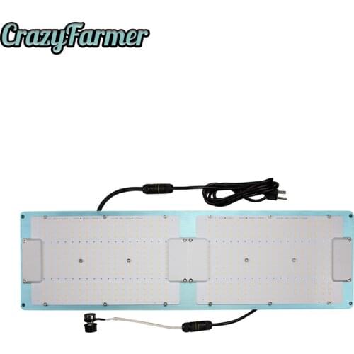Geeklight 240w led grow light qb288 samsung lm301h 660nm deep red crazy farmer with cable cover