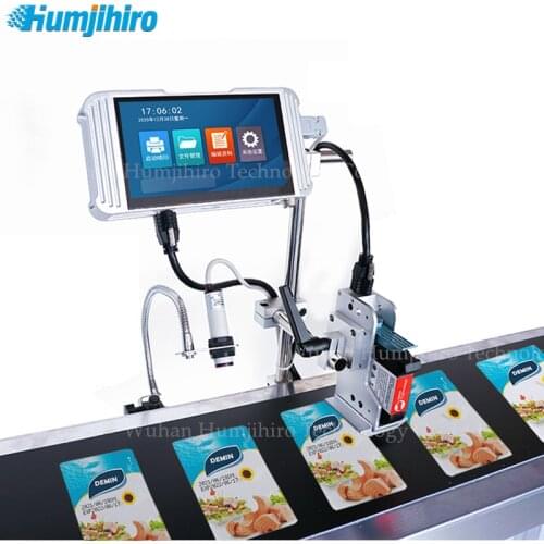 7.0-inch Screen Online Thermal Inkjet Printer QR Code Printing Batch Number Date Logo Expiry Date Production Line Inkjet Printer