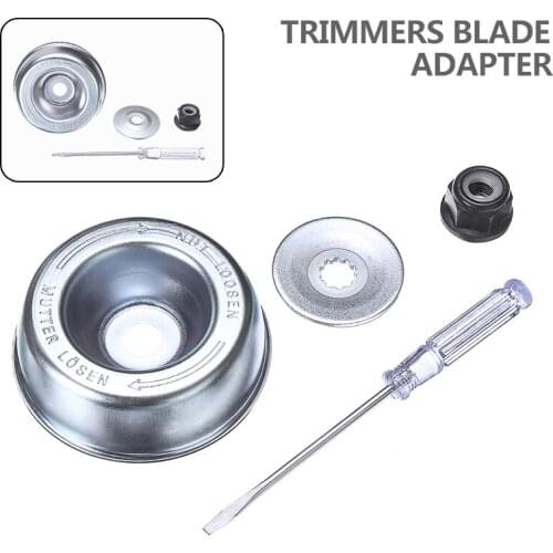 1Set Trimmers Blade Adapter Kit String Trimmers Brushcutter Attachment Maintenance Kit Replacement Tools Parts