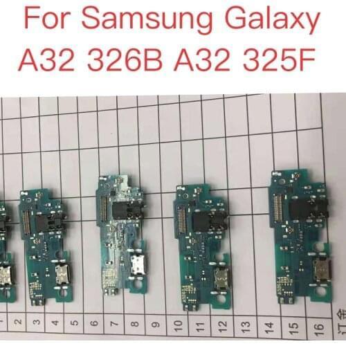 1PCS New Original USB Port Charging Board For Samsung Galaxy A32 / A32 5G USB Charging Dock Port Flex Cable Repair Parts