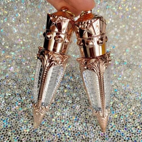 5ml 5/10/30/50pcs Empty Lip Gloss Tube containers Lip Balm Bottles Lipgloss Bottles Tube Lipstick Rosegold Cosmetic Refillable