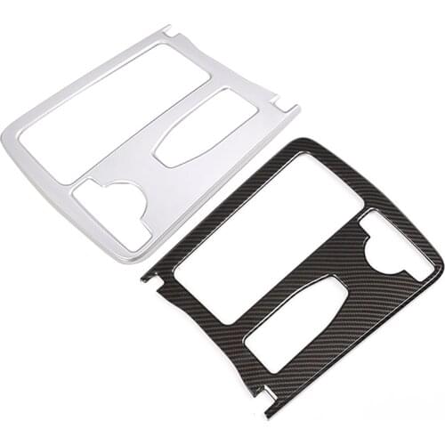 Car Abs Central Console Cup Holder Frame Trim For Mercedes-Benz E Class W212 2010-2011 C Class W204 2008-2014