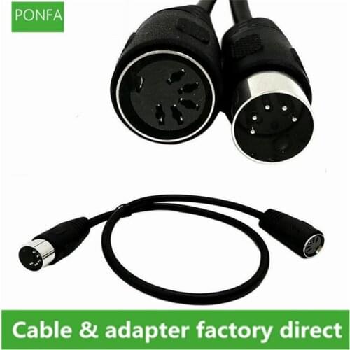Din 5pin Cable MIDI Extension Cable MIDI 5-Pin DIN Male to Female Audio MIDIAT Adapter Cable for MIDI keyboard 0.5M 1.5M 3M