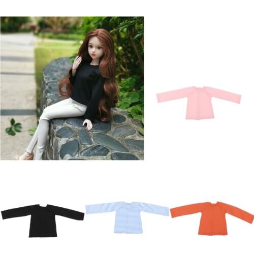 Fashion Long Sleeve T-Shirt for 1/4 BJD XinYi Doll Dress Up, Pretend Play Dolls Play Toy