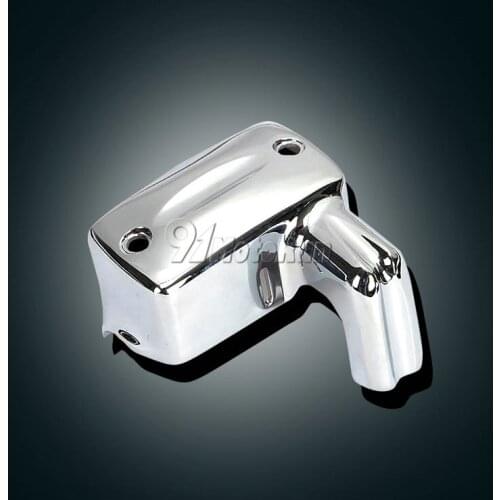 Chrome/Black Brake Reservoir Master Cylinder Cover For Honda Shadow VT 600 750 1100 VTX1300 VLX 600