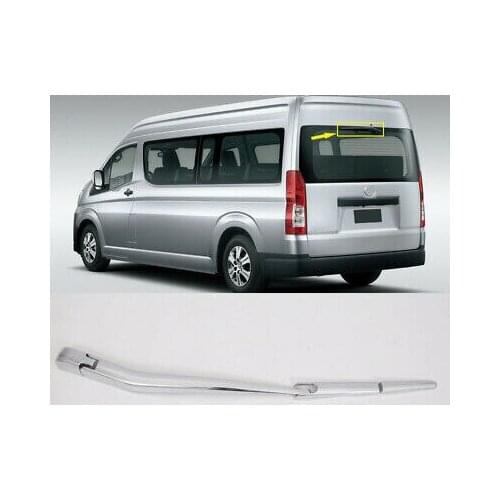 Chrome Rear Window Wiper Cover Trim 4pcs For Toyota HiAce 6th Gen H300 2019-2020