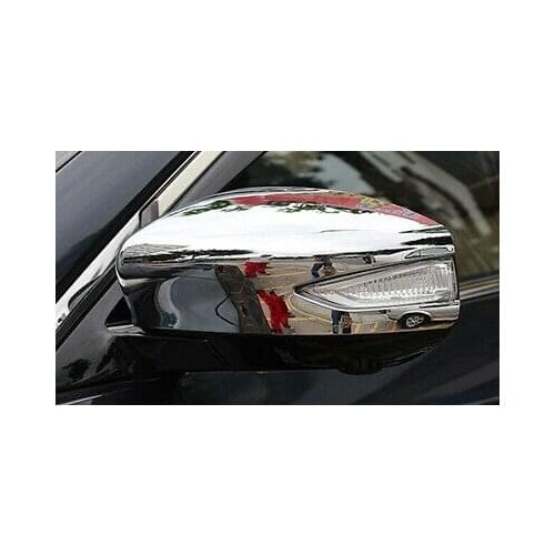 Chrome Side Mirrors Rearview Cover Trim 2pcs for Nissan Teana Altima 2013 - 2017