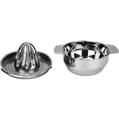 Kitchen Tools Mini Stainless Steel Lemon Orange Squeezer Juicer Hand Manual Press Kitchen Blender Bottle