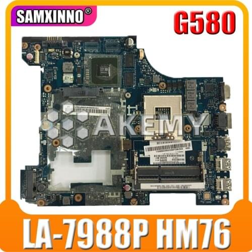 LA-7988P G580 motherboard For Lenovo G580 LA-7988P REV:1.0 laptop motherboard HM76 Test mainboard