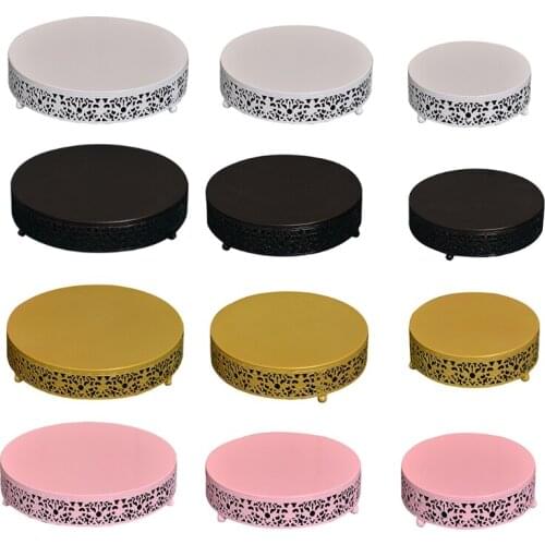 Metal Display Cupcake Stands for Dessert Round Macaron Stand for Wedding Party
