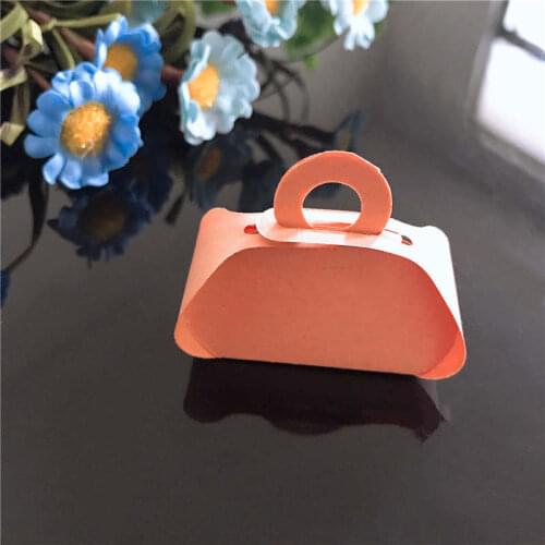 Gift Box Metal Cutting Dies for DIY Scrapbook Handmade Craft Creative Stamps and Hand Bag Template New