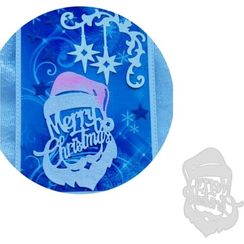 Christmas Santa Claus Metal Cutting Dies Mold Stencil Template for DIY Scrapbooking Paper Album Photo Cards Making Dies Cut Die