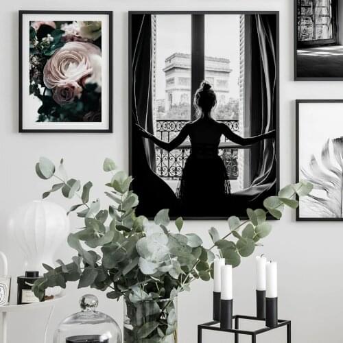 Nordic Fashion Poster Flowers Wall Art Nature Canvas Painting Quote Wall Art Pictures For Living Room Modern Decorative Prins
