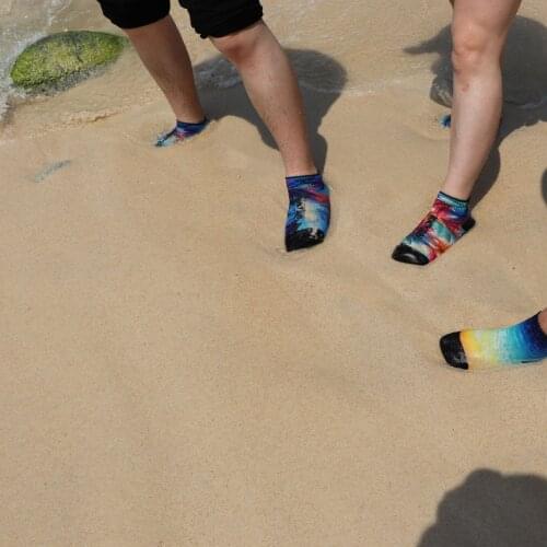 RANDY SUN Volleyball Beach Socks , 2 Pairs Seamless Quick-Dry Suitable Aqua Water Sports Yoga, Sand Exercise, Jogging,Beach