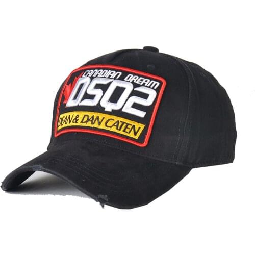 DSQICOND2 Cap New Baseball Caps DSQ2 Letters Brand High Quality Cap Men Women Customer Design DSQ Logo Hat Black Cap Dad Hats