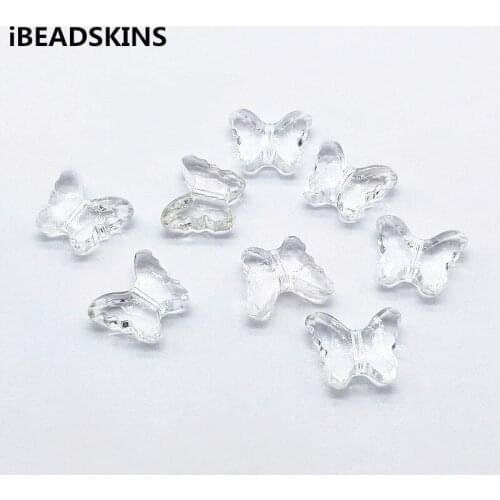 New arrival! 16x20mm 360pcs Clear acrylic Butterfly shape beads for Earrings parts,hand Made Jewelry Findings & Components