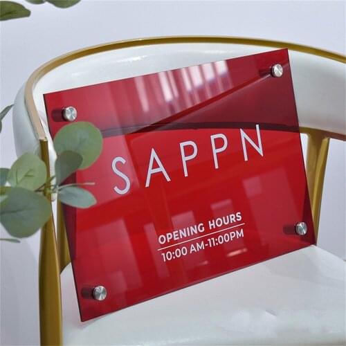 Custom Door Logo Plate Sign Indicator