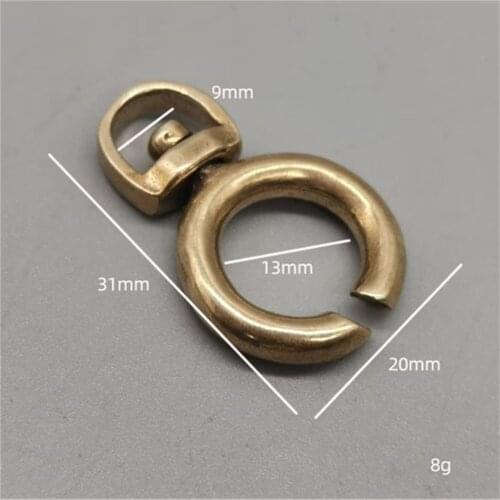 Swivel Brass Figure Eight Loop Ring Hook Handbag Hardware Hanger,Brass Swivel Hook