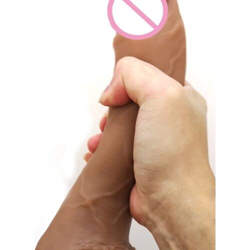Skin feeling Realistic Dildo soft Liquid silicone Huge Big Penis With Suction Cup Sex Toys for Woman Strapon Female Masturbation