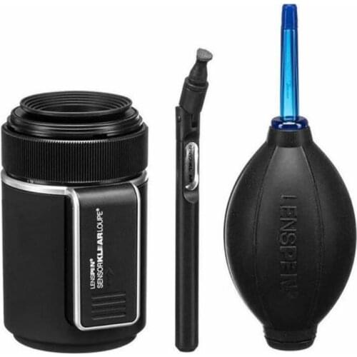 LENSPEN NSKLK-1 CCD CMOS cleaning system carbon cleaning pen + LED 6x magnifying glass + air blow