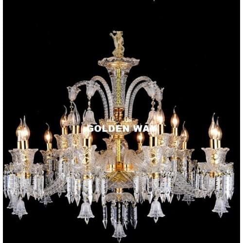 Modern Golden Chrome Crystal Chandeliers for Living Room Bedroom Indoor Lamp K9 Crystal E14 lustres de teto Luxurious Chandelier