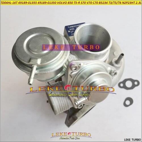 TD04HL-16T 49189-01350 49189-01355 8601238 1275663 49189 01350 Turbo For VOLVO T5-R 850 C70 S70 V70 1996-05 B5234T N2P23HT 2.3L