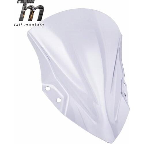 Ninja400 Ninja250 Motorcycle Windshield Windscreen Double Bubble Wind Deflector For Kawasaki Ninja 250 Ninja 400 2018 2019 2020