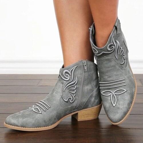 2021 Winter Boots Women Warm Platform Boots Med Heels Boots Ankle Boot High Heels Soft Leather Retro Botas Mujer Fashion Boots