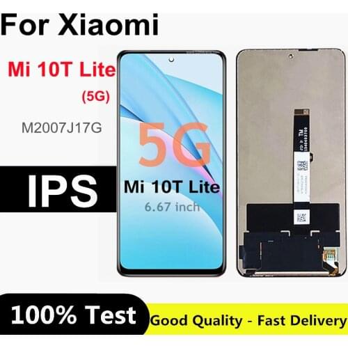 6.67inch For Xiaomi Mi 10t Lite 5G LCD Display With Touch Screen Digitizer Assembly for Mi 10 t Lite M2007J17G LCD