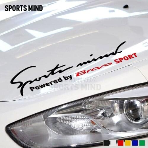 10 Pieces Customizable Sports Mind automobiles Vinyl Car Sticker decal car styling For Fiat bravo ABARTH exterior accessories