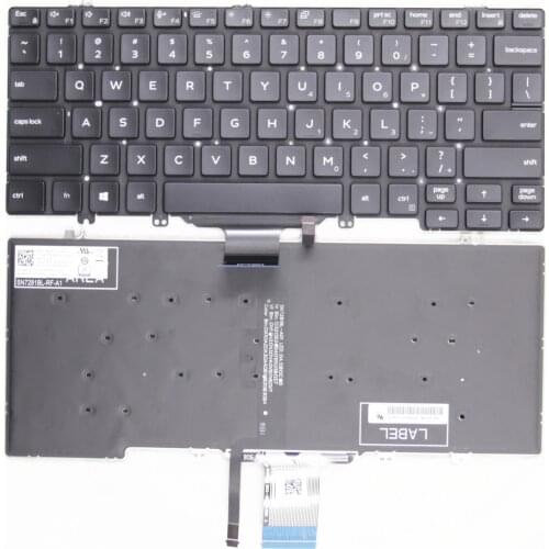 100%New US Original Keyboard For Dell Latitude 3300 5200 5300 7200 7300 3301 English Laptop Keyboard Backlight