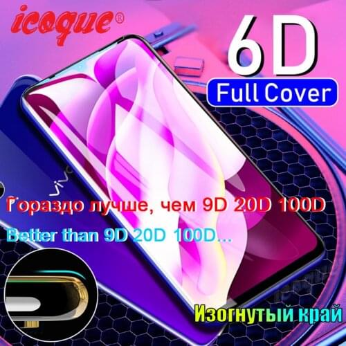 6D Tempered Glass for Xiaomi Poco M3 F2 Pro X3 Nfc F3 Mi A2 A3 A1 Glass Screen Protector for Redmi Note 9 6 8 10 Pro 5g 10s 5 4X
