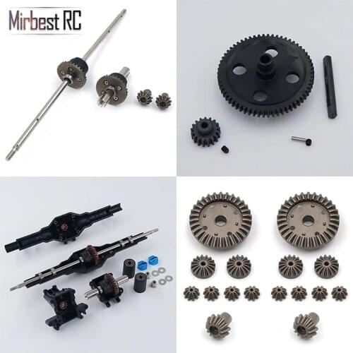 Wltoys 12428 A/B/C 12423 RC Car Spare parts Upgrade metal differential gear 12428-0091 12428-0133 Reduction gear 12428-0015